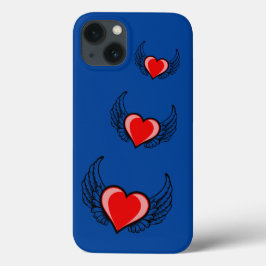 Rood hart Case-Mate iPhone case