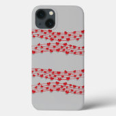 Rood hart Case-Mate iPhone case (Achterkant)