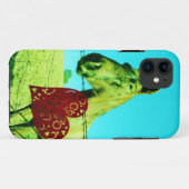 Rood hart en paard Case-Mate iPhone case (Achterkant (horizontaal))