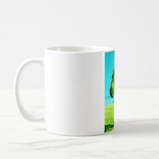 Rood hart en paard koffiemok (Links)