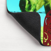 Rood hart en paard muismat (Hoek)