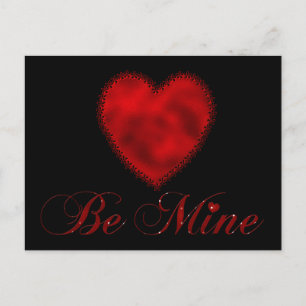 Rood hart is mijn Valentijnsdag Briefkaart