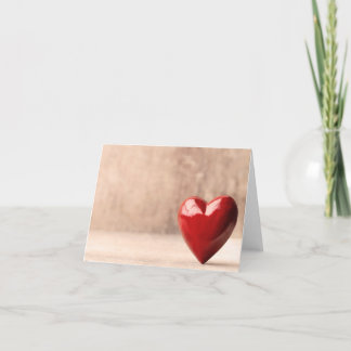 Rood hart. kaart