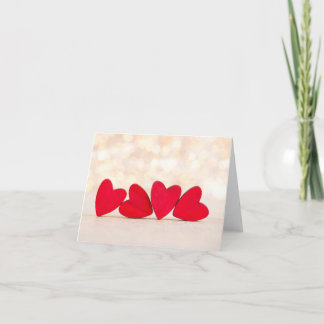 Rood hart kaart