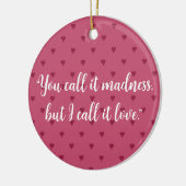 Rood hart keramisch Ornament (Links)