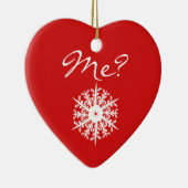 Rood hart kerstcadeautje Decoratie voorstel (Rechts)