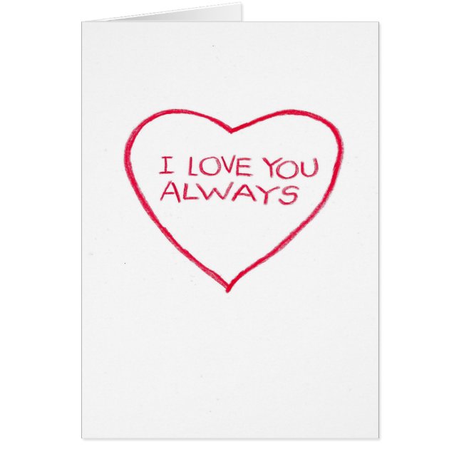 Rood hart. Liefde (Voorkant)