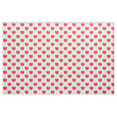 Rood hart lolly stof (Yard (91,4 cm))