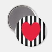 Rood hart magneet (Voorkant / Achterkant)