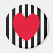 Rood hart magneet (Voorkant)