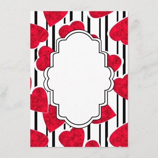 Rood hart menu (Voorkant)