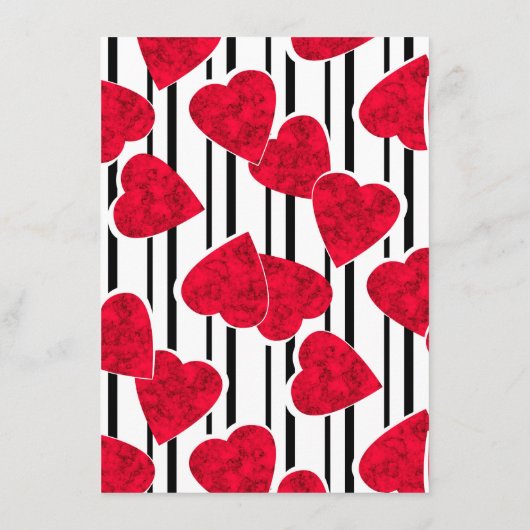 Rood hart menu (Achterkant)