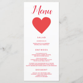  rood hart menu