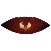 Rood Hart met Gouden Vleugels American Football (Paneel)