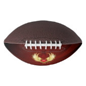 Rood Hart met Gouden Vleugels American Football (Voorkant)