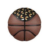 Rood Hart met Gouden Vleugels Basketbal (Rechts)