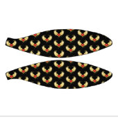 Rood Hart met Gouden Vleugels Basketbal (Panelen)