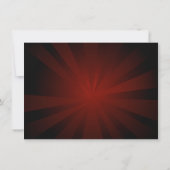 Rood Hart met Gouden Vleugels Bedankkaart (Achterkant)
