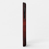 Rood Hart met Gouden Vleugels Case-Mate iPhone Case (Achterkant/links)