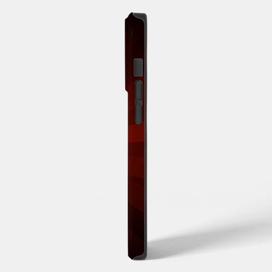 Rood Hart met Gouden Vleugels Case-Mate iPhone Case (Achterkant / Links)