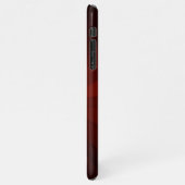 Rood hart met gouden vleugels iPhone hoesje (Linkerkant)