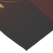 Rood Hart met Gouden Vleugels Korte Tafelloper (Hoek)