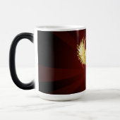 Rood Hart met Gouden Vleugels Magische Mok (Links)