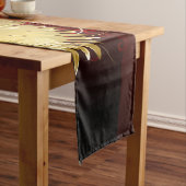 Rood Hart met Gouden Vleugels Medium Tafelloper (Voorbeeld)