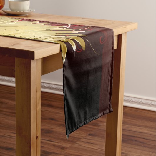 Rood Hart met Gouden Vleugels Medium Tafelloper (Voorbeeld)