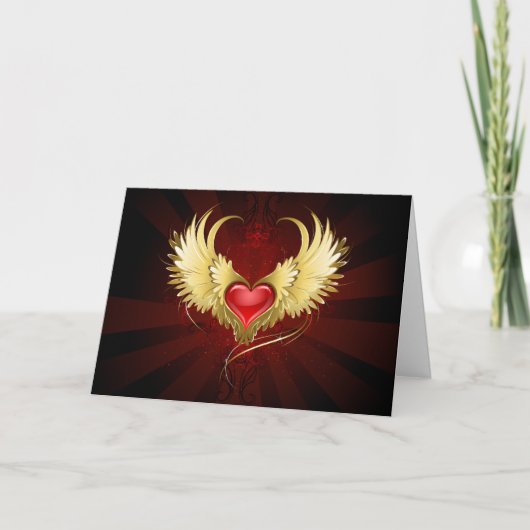 Rood Hart met Gouden Vleugels Programma (Voorkant)