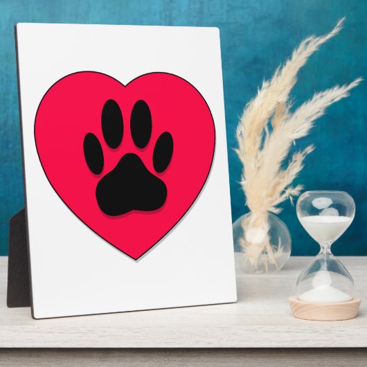 Rood hart met hoge-donkerdruk fotoplaat (Zijkant)