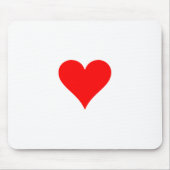 Rood hart muismat (Voorkant)