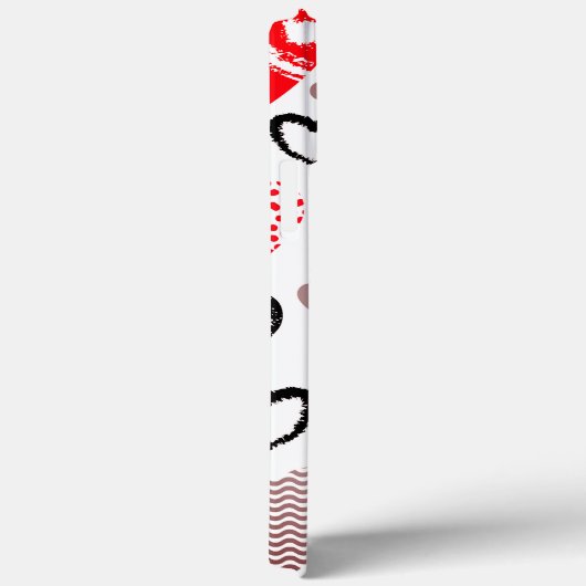 Rood hart naadloos patroon Case-Mate iPhone case (Achterkant / Rechts)