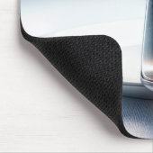 Rood hart op een vork muismat (Hoek)