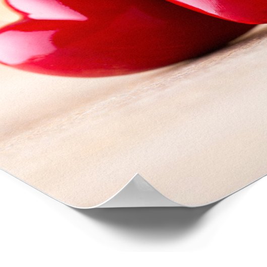 Rood hart. poster (Hoek)