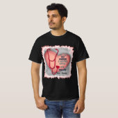 Rood Hart RN Geregistreerde Verpleegkundige T-shirt (Voorkant volledig)