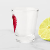 rood hart shot glas (Rechts)