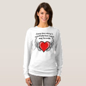 Rood hart t-shirt (Voorkant volledig)