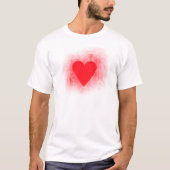 Rood hart t-shirt (Voorkant)