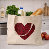  rood hart tote bag