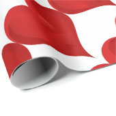 Rood hart voor Valentijnsdag Cadeaupapier (Rol Hoek)