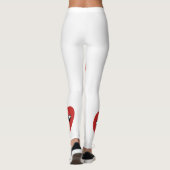 Rood hartgezicht - Hartogen Leggings (Achterkant)