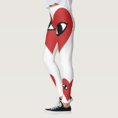 Rood hartgezicht - Hartogen Leggings (Links)