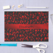 rood hartjes tissuepapier (Craft)