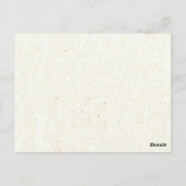 Rood hartleder briefkaart (Achterkant)