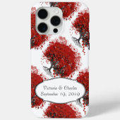 Rood hartleder Case-Mate iPhone case (Achterkant)