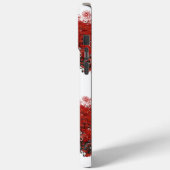 Rood hartleder Case-Mate iPhone case (Achterkant / Links)