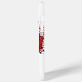 Rood hartleder Case-Mate iPhone case (Achterkant / Links)