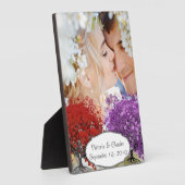 Rood hartleder fotoplaat (Zijkant)