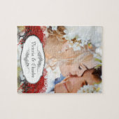 Rood hartleder legpuzzel (Horizontaal)